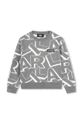 Karl Lagerfeld pulover pentru copii din amestec de lana Z30250.162.174 gri AW24