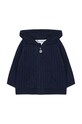 Tartine et Chocolat cardigan con aggiunta di cotone bambini lana blu navy TZ18021.104