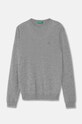Детский свитер с примесью шерсти United Colors of Benetton с добавлением шерсти серый 1032C106W.G.Seasonal