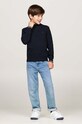 Дитячий светр Tommy Hilfiger темно-синій KB0KB09248.9BYH.128.176