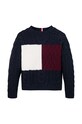 Tommy Hilfiger sweter KB0KB09251.9BYH.128.176 granatowy AW24