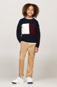 Tommy Hilfiger sweter KB0KB09251.9BYH.128.176 granatowy