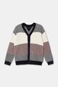 Дитячий кардиган з домішкою вовни Tommy Hilfiger з додаванням вовни темно-синій KB0KB09395.9BYH.128.176