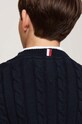 Tommy Hilfiger sweter bawełniany dziecięcy KB0KB09418.9BYH.128.176 granatowy