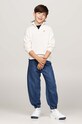 Tommy Hilfiger gyerek gyapjúkeverékből készült pulóver bézs KB0KB09419.9BYH.128.176