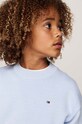 CHLAPEC Dětský bavlněný svetr Tommy Hilfiger KB0KB09466.9BYH.128.176 modrá