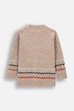 Kardigan za bebe Coccodrillo ZC4172201BBN bež AW24