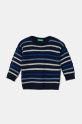 United Colors of Benetton sweter dziecięcy z domieszką wełny granatowy 1041H1029.P.Seasonal