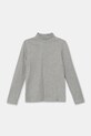 United Colors of Benetton longsleeve din bumbac pentru copii uni gri 3AOUC202V.G.Seasonal