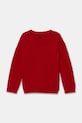 United Colors of Benetton sweter wełniany dziecięcy 1344G100R.P.Seasonal czerwony AW24