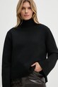 Sveter Bruuns Bazaar SimonaBBAda knit čierna BBW4172