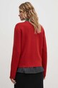 Tommy Hilfiger cardigan reversibile rosso WW0WW40846