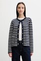 Ζακέτα διπλής όψης Tommy Hilfiger WW0WW40846 σκούρο μπλε AW25
