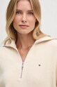 Bavlněný svetr Tommy Hilfiger béžová WW0WW42141
