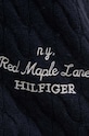 Tommy Hilfiger kardigan wełniany WW0WW42143 granatowy