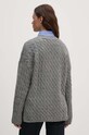 Odzież Tommy Hilfiger kardigan wełniany WW0WW42143 szary