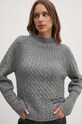 Tommy Hilfiger maglione in lana grigio WW0WW42144