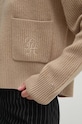 Вовняний светр Tommy Hilfiger WW0WW42149 бежевий