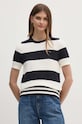 Tommy Hilfiger t-shirt bawełniany WW0WW42369 granatowy AW24