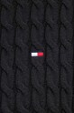 Bavlněný kardigan Tommy Hilfiger WW0WW43329 černá