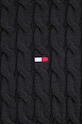 Tommy Hilfiger kardigan bawełniany WW0WW43329 czarny