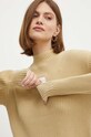 Bavlněný svetr Calvin Klein Jeans béžová J20J223609