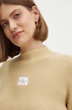 Bavlněný svetr Calvin Klein Jeans J20J223609 béžová