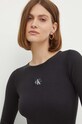 Calvin Klein Jeans longsleeve czarny J20J223611