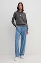 Calvin Klein Jeans bluza bawełniana J20J223534 szary AW24