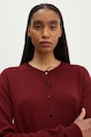 Кашемировый кардиган Herskind Roselle 5241969 бордо