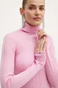 Шерстяной свитер Patrizia Pepe розовый 8K0206.KM36