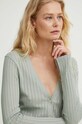 Marc O'Polo cardigan din bumbac verde 406202752433
