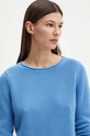 Βαμβακερό πουλόβερ Marc O'Polo μπλε 406605960447