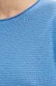Бавовняний светр Marc O'Polo 406605960447 блакитний