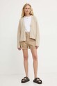 Marc O'Polo kardigan bawełniany 406605961259 beżowy AW24