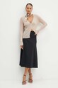 Boss Orange cardigan din lana 50518298 roz AW24