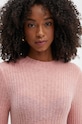 Vlněný svetr Boss Orange růžová 50519155