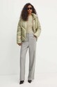 Вовняний светр Boss Orange 50519155 зелений AW24