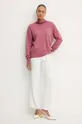 Вовняний светр BOSS 50521898 рожевий AW24