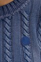 HUGO Blue sweter bawełniany 50518295 niebieski