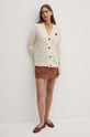 Шерстяной кардиган Dkny D2E4A117 бежевый AW24