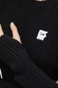 μαύρο Βαμβακερό πουλόβερ DKNY