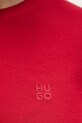Βαμβακερό πουλόβερ HUGO 50514296 κόκκινο