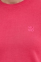HUGO pulover de bumbac 50514296 roz