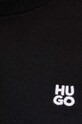 Бавовняний светр HUGO 50514296 чорний