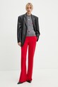 Шерстяной свитер MSGM 3741MDM226.247786 серый AW24