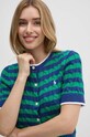 Polo Ralph Lauren kardigan bawełniany niebieski 211935318