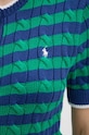 Polo Ralph Lauren kardigan bawełniany 211935318 niebieski