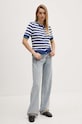 Polo Ralph Lauren kardigan bawełniany 211935318 niebieski AW24