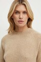 Weekend Max Mara pulover din amestec de lana bej 2425366111600